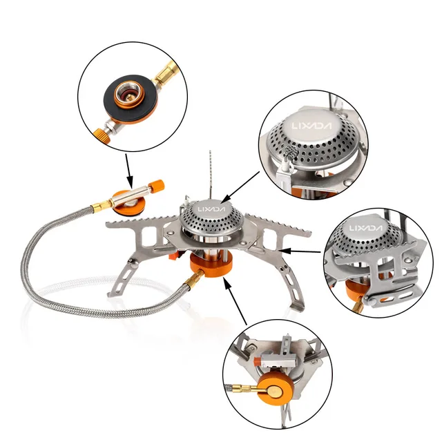 3000W Outdoor Gas Stove Mini Camping Stove - Image 6