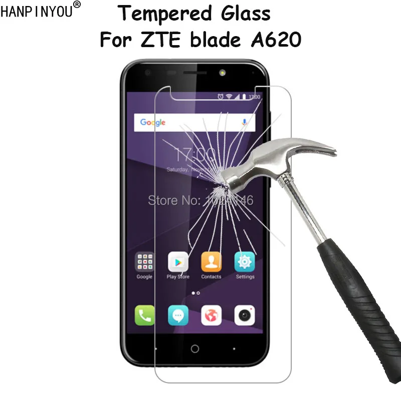 

For ZTE Blade A620 A 620 BA620 / Voyage 5 5.2" Clear Tempered Glass Screen Protector Ultra Thin Explosion-proof Protective Film