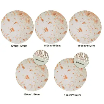 

Tortilla Blanket Letter Printing Rug Round Burrito Small Carpet for Office Home Living Room Bedroom Camping Picnic Outdoor