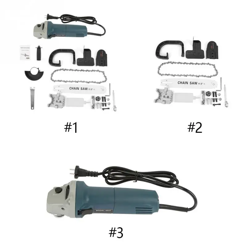 

CN Plug 220V 1000W Electric Angle Grinder Chainsaw Cutting Professional Woodworking Tool Electric Chainsaw