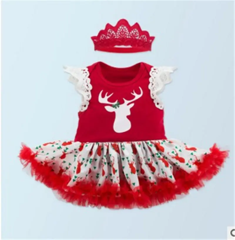 NPK/4 разных стиля, Рождественская одежда для 50-57 см, платье для новорожденных девочек 20-2", реалистичное платье для маленьких кукол с лентой для волос, распродажа