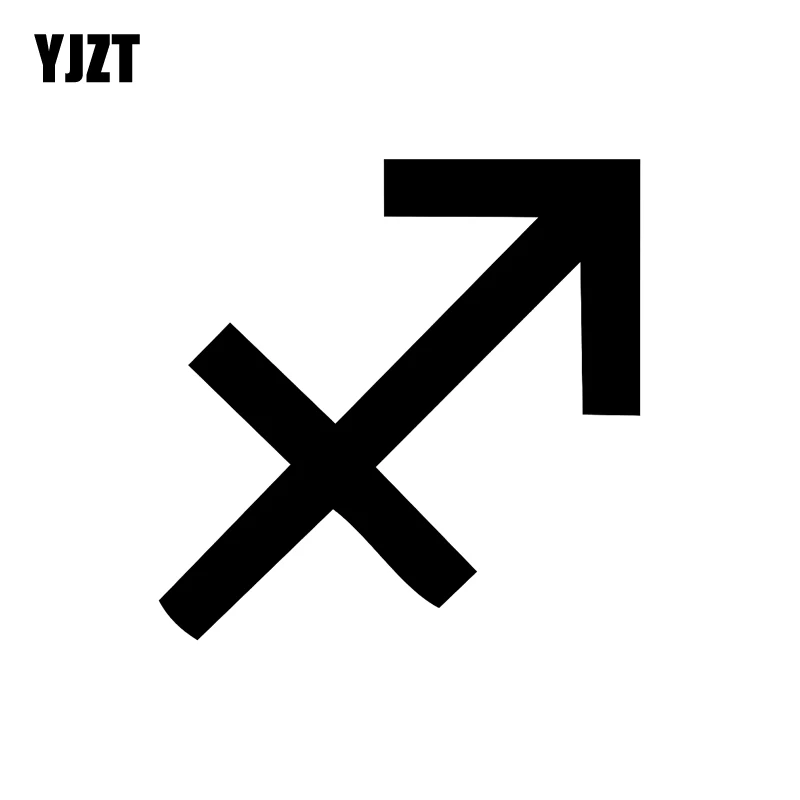 

YJZT 15CM*15CM Funny Sagittarius Zodiac Vinyl Car-styling Car Sticker Decoration Decal Graphical C11-1115