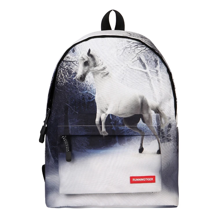 

Animal World Head Men and Women Oxford Multi-function Backpack Casual Anti-theft Backpack Junior Girl School Bag 2019 mochila