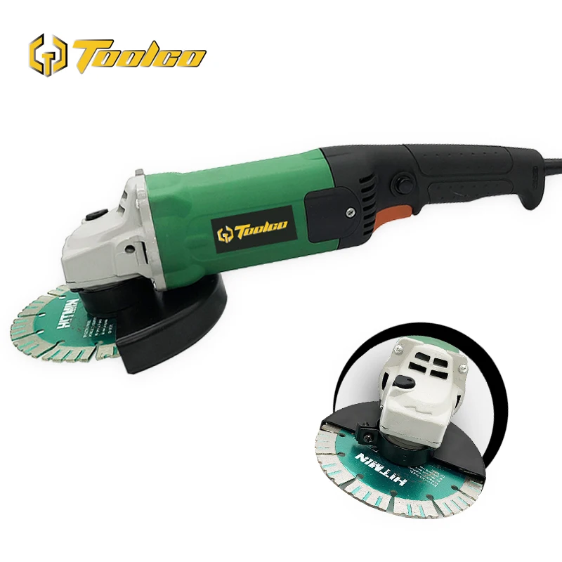 

Toolgo 2000W Angle Grinder Single Speed 8500r/min Multi-functional Electric Angle Grinding Cutting Power Tools