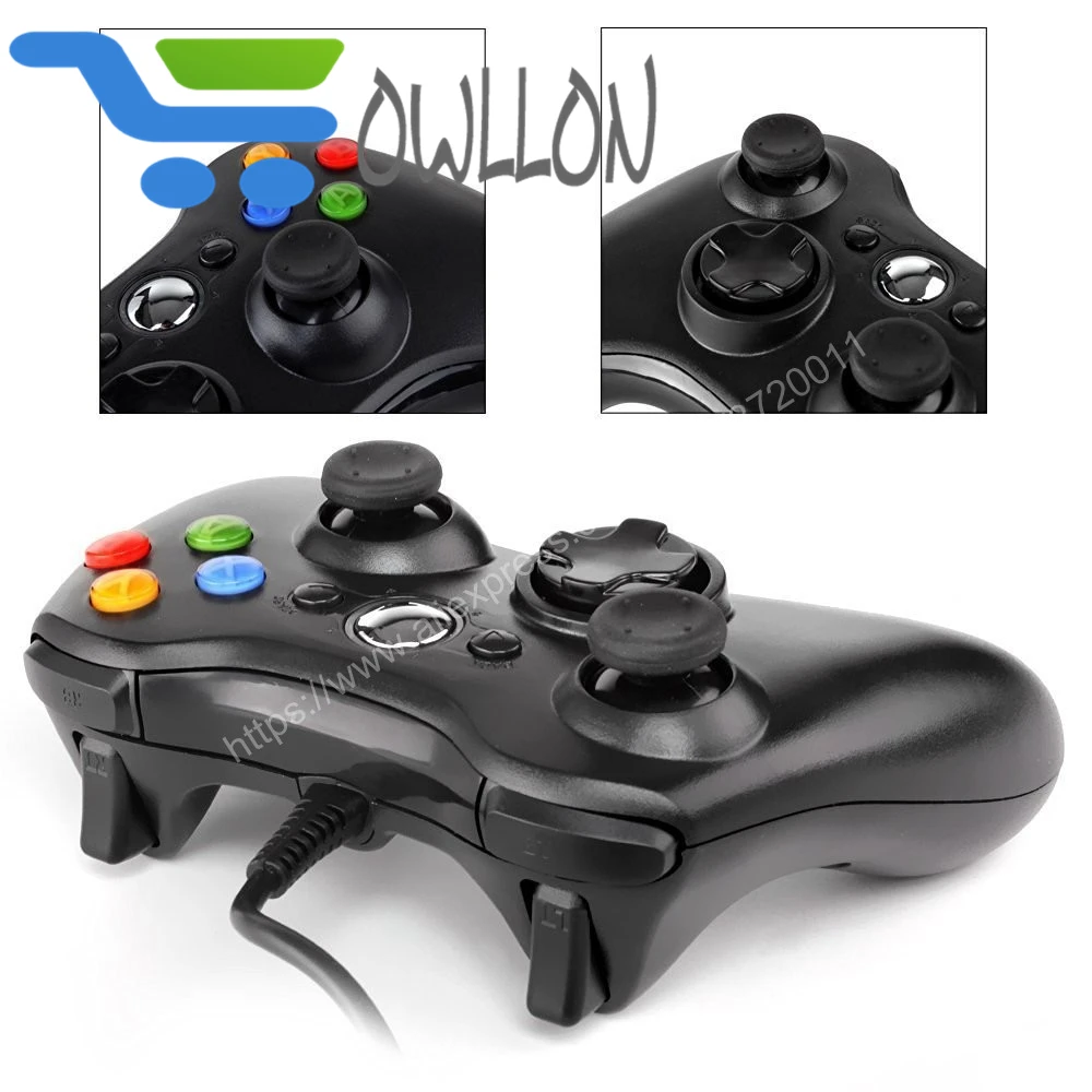 USB проводной джойстик геймпад игровой контроллер для Microsoft Xbox Slim 360 PC Gamer Android Smart TV