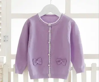 

2017 New cheapest high quality beatiful newborn baby girl's cute candy colors sweater baby clothes for girl JT006