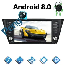 2 Din Android 8,0 Автомобильный CD dvd-плеер 8 ядерный gps навигатор для VW Skoda Fabia стерео 1080P HD экран Авторадио головное устройство