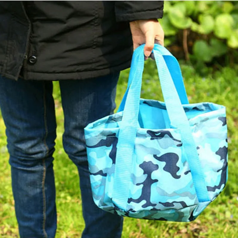 

15L Outdoor Bucket Multi Functional Large Capacity Folding Portable Oxford Cloth Water Storage Container Accessories with Handle