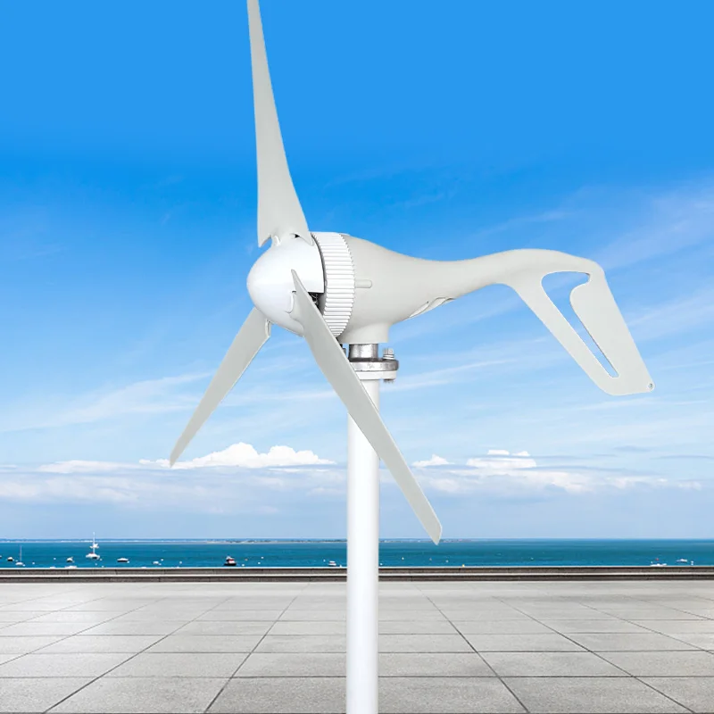 

400w 12v/24v horizontal wind generator free energy power generation