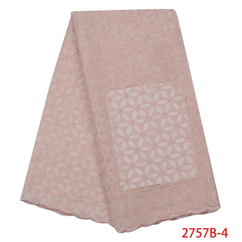 

Fashion African Mesh Lace Baby Pink French Lace Fabric High Quality Lace With Stones New Arrival For Women Party Dress GD2757B-4