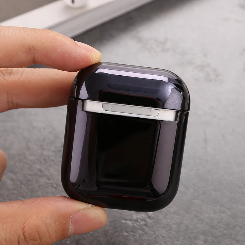 Luxury Plating Case For Apple AirPods 1 Earphone Hard Cover For AirPods 2 Charging Box Wireless Bluetooth Headphone Accessories