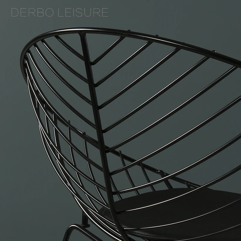 Современный дизайн Лофт металлический стальной проволочный стул, Bertoia Diamond lounge проволочный стул с прокладкой, Модный популярный расслабляющий стул для отдыха 1 шт