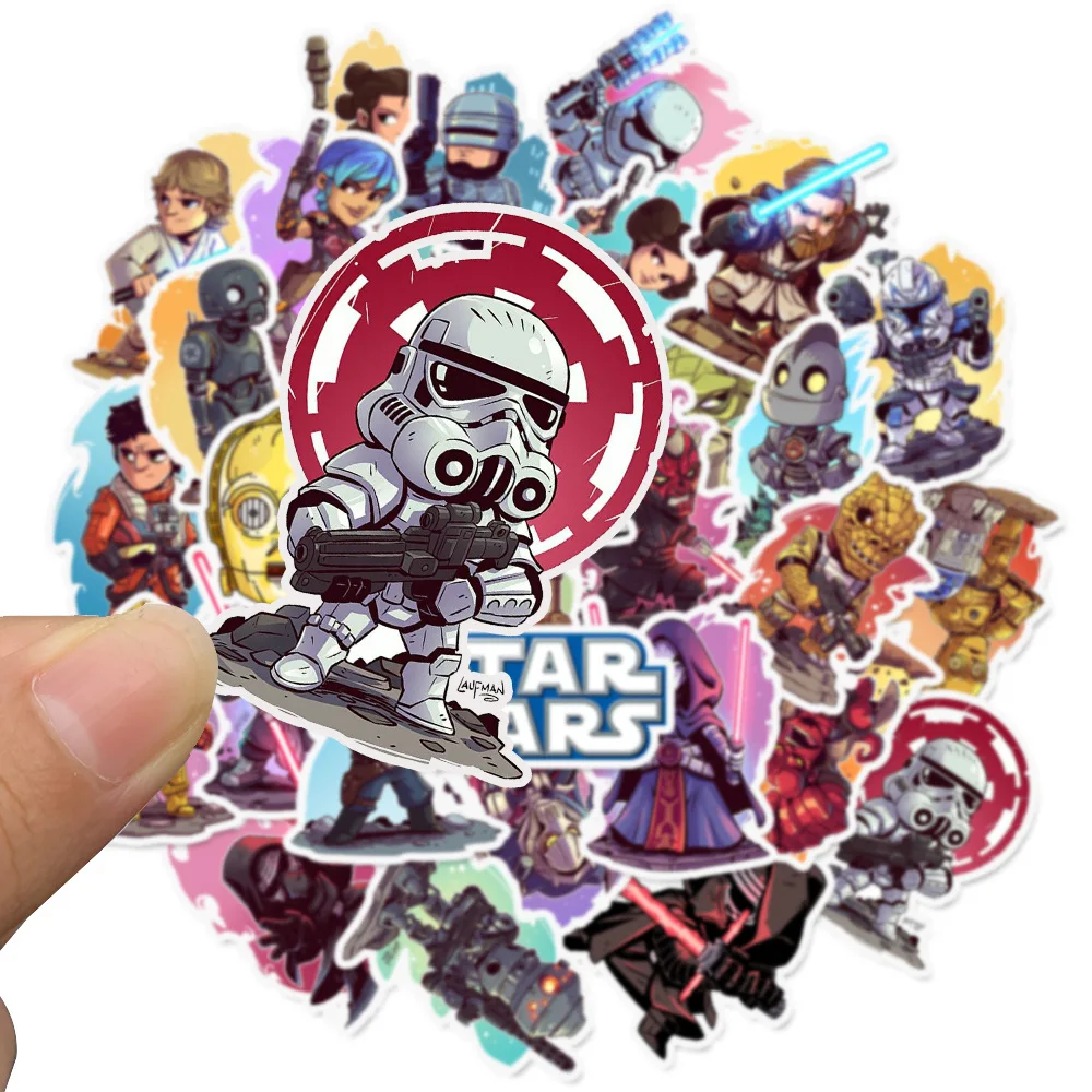 

50 PCS STAR WARS Stickers Pack Movies Character Sticker For DIY Skateboard Motorcycle Luggage Laptop Cartoon Sticker Sets