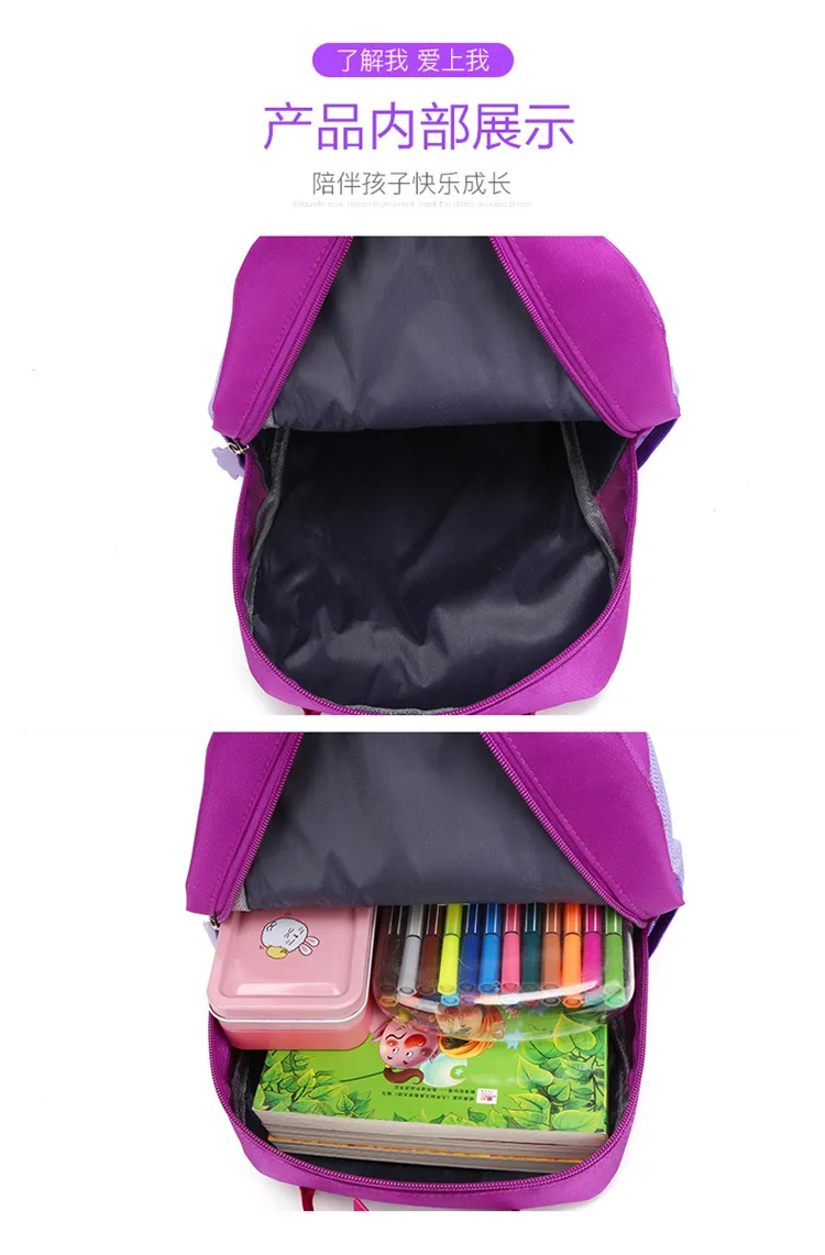 Disney Человек-паук рюкзак в детский сад школьная сумка замороженная Эльза Мультфильм Детская сумка от 2 до 5 лет мальчик девочка путешествия рюкзак сумка
