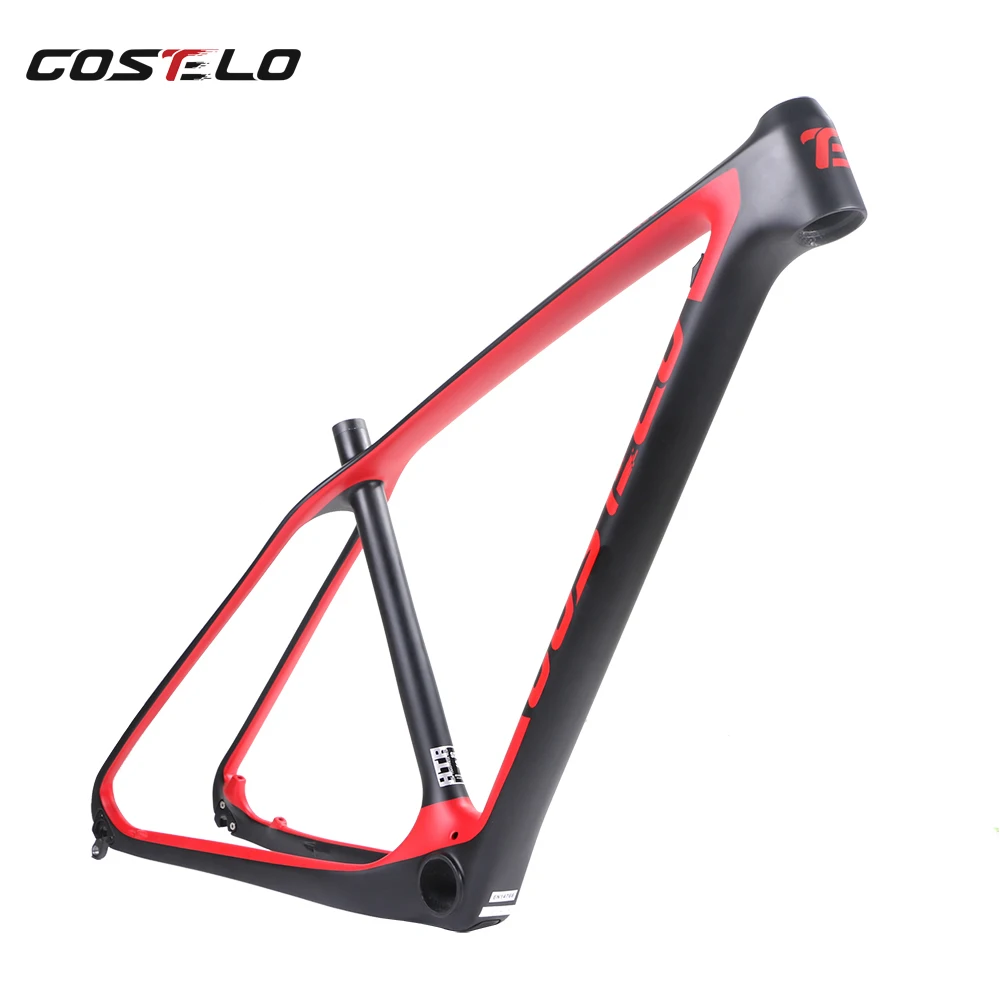 Discount Costelo SOLO 2 carbon Mountain Bike Frame MTB Bicycle Carbon Frame UD Carbon Fiber Bicycle Frame with headset 27.5er 29er 8