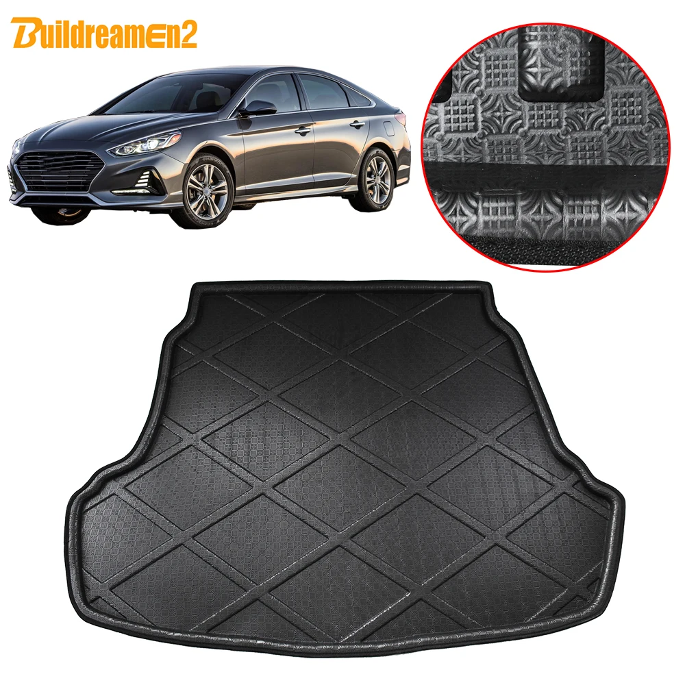 Buildreamen2 для Hyundai Sonata (LF) седан коврик багажника автомобиля поднос подкладка задний