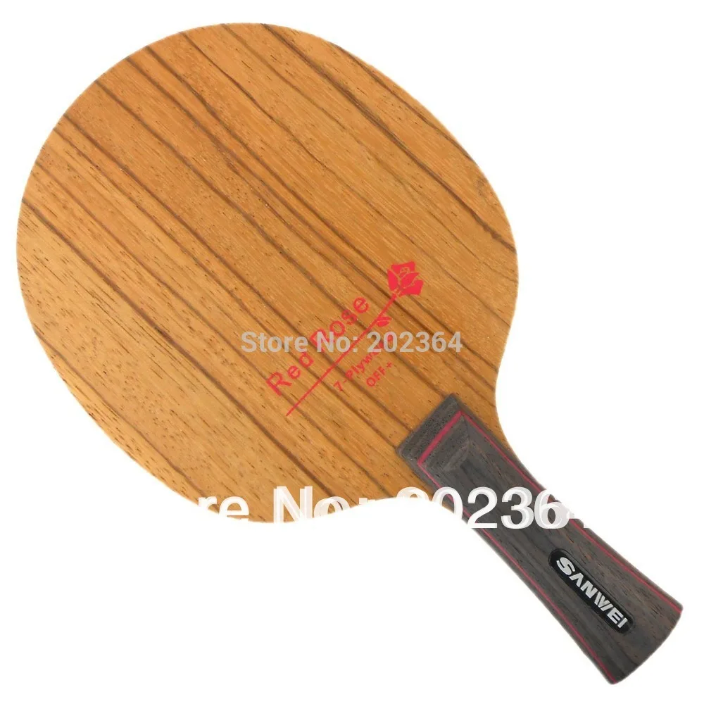 

Table Tennis Blade for PingPong Racket Sanwei H6 H-6 H 6 Red Rosewood 7-Plywood Attack plus Loop OFF+ racquet sports