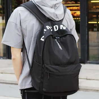

110618 new hot high school student schoolbags men casual travel backpack laptop bag
