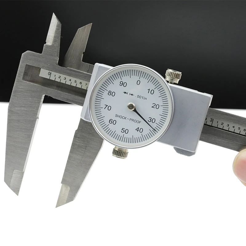 0 200 mm Dial vernier caliper Metric Gauge Measuring Tool 8inch Shock