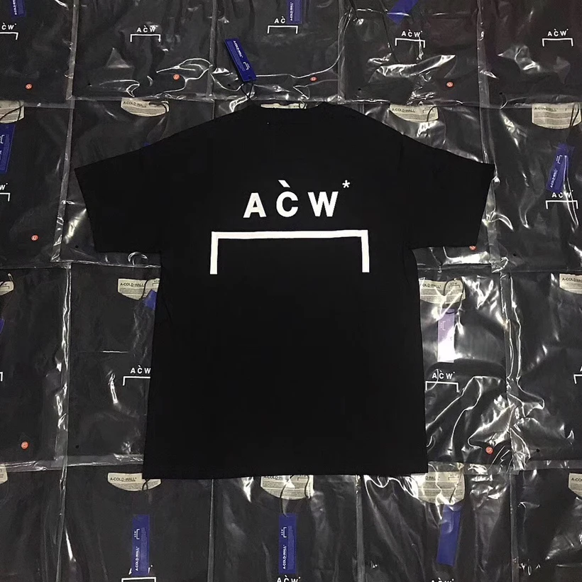 

A-COLD-WALL ACW T Shirt Men Women Tshirts Good Quality Fabrics Casual Mens A Cold Wall T-shirt Letter Print