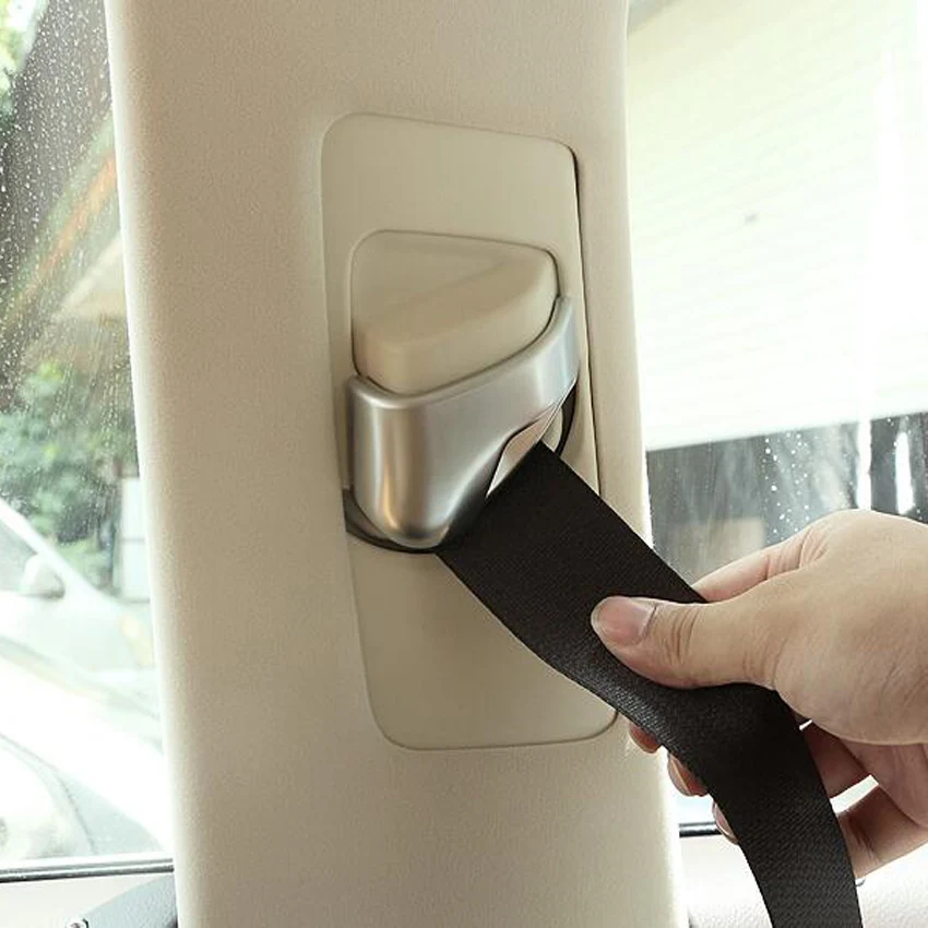 YAQUICKA 2Pcs/set Car Seat Safety Belt Decoration Cover Trim Styling