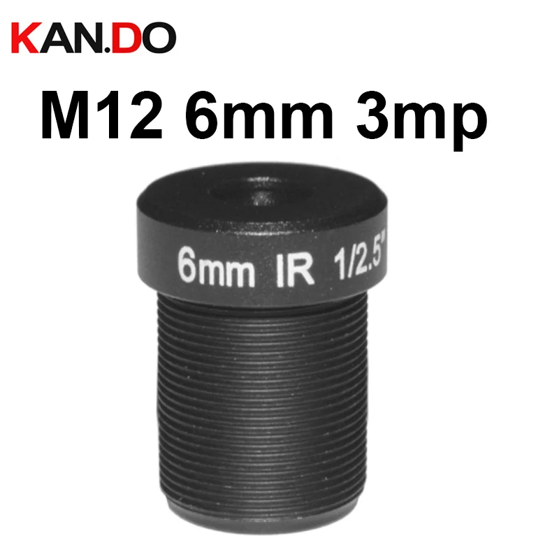 

HD 3.0Megapixel M12 6mm Lens HD CCTV Camera Lens IP Camera Lens IR HD Security Camera Lens 1/2.5" F2.4