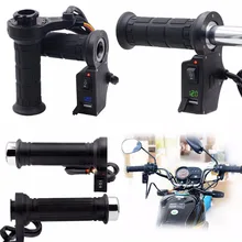 Универсальный 1 пара МОТОЦИКЛ рукоятки Электрический ручка мотоцикл ручки Установить нагреватель набор отопления ручка 12 В