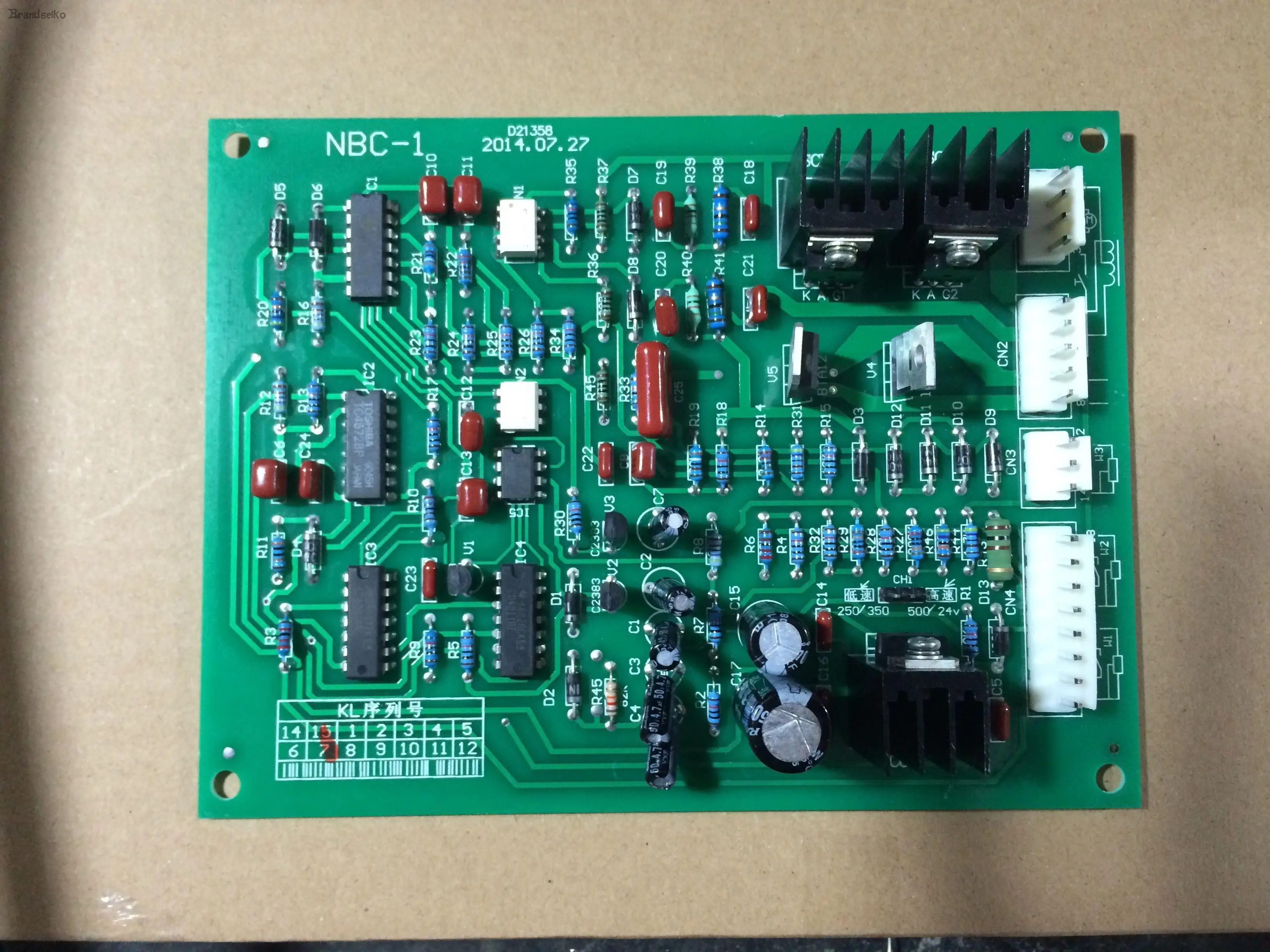 Nbc 1 Tap Breaking Gas Protection Welding Machine Control Board