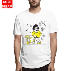Мужская футболка Пабло Эскобар EL PATRON футболка Geek Homme футболка с круглым вырезом большой размер Homme Футболка 100% хлопок