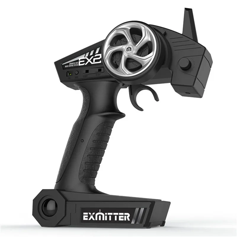 

Volantexrc EXMITTER EX2 2.4G 2CH Radio Remote Controller Transmitter + Receiver for Rc Car Boat Model Spare Parts Accessories