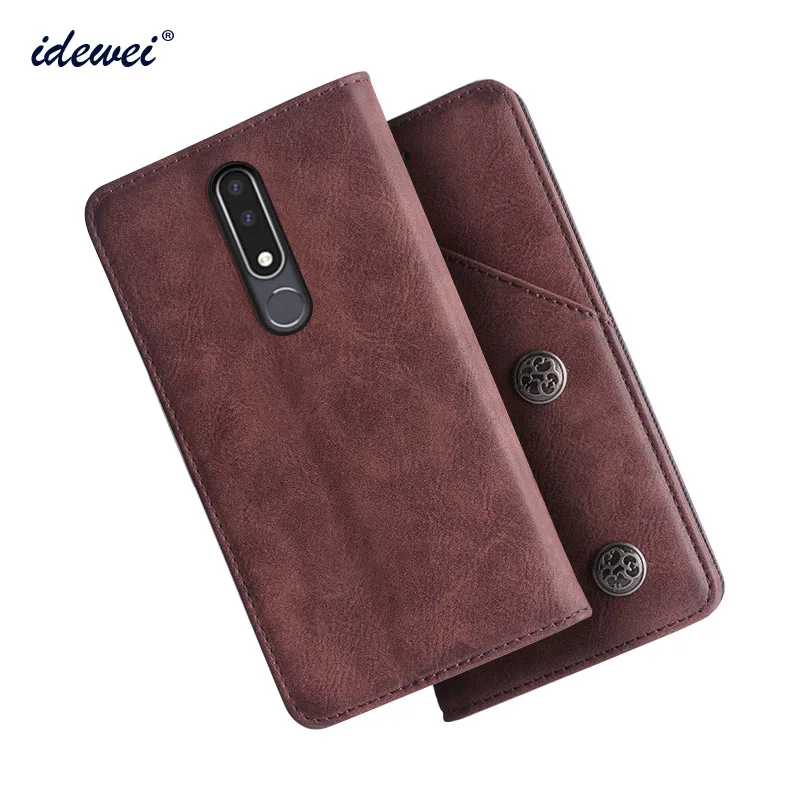 

For Nokia 3,1 Plus case luxury cover Leather case for Nokia 3,1 Plus phone case