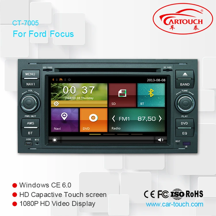 

Car Multimedia Player GPS Autoradio 2 Din 7 Inch For Ford/Mondeo/Focus/Transit/C-MAX/S-MAX/Fiesta Car DVD GPS System Radio FM AM