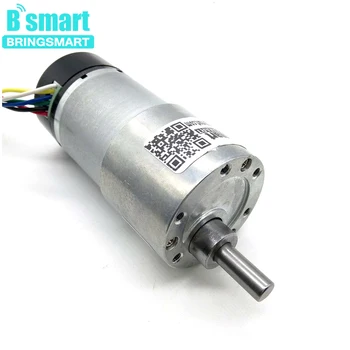 

Bringsmart Micro Encoding Motor JGB37-3530GB 24V Large Torque 12rpm Encoder DC Motor 10rpm Electric Reducer Motor Encoder