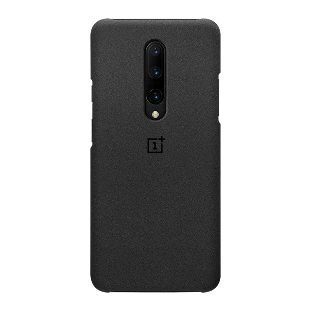 Чехол для Oneplus 6 T, нейлоновый чехол Karbon Ebony, бампер, чехол с песчаником, ультра уютный чехол One Plus 6 T, силиконовый чехол - Цвет: Sandstone Black