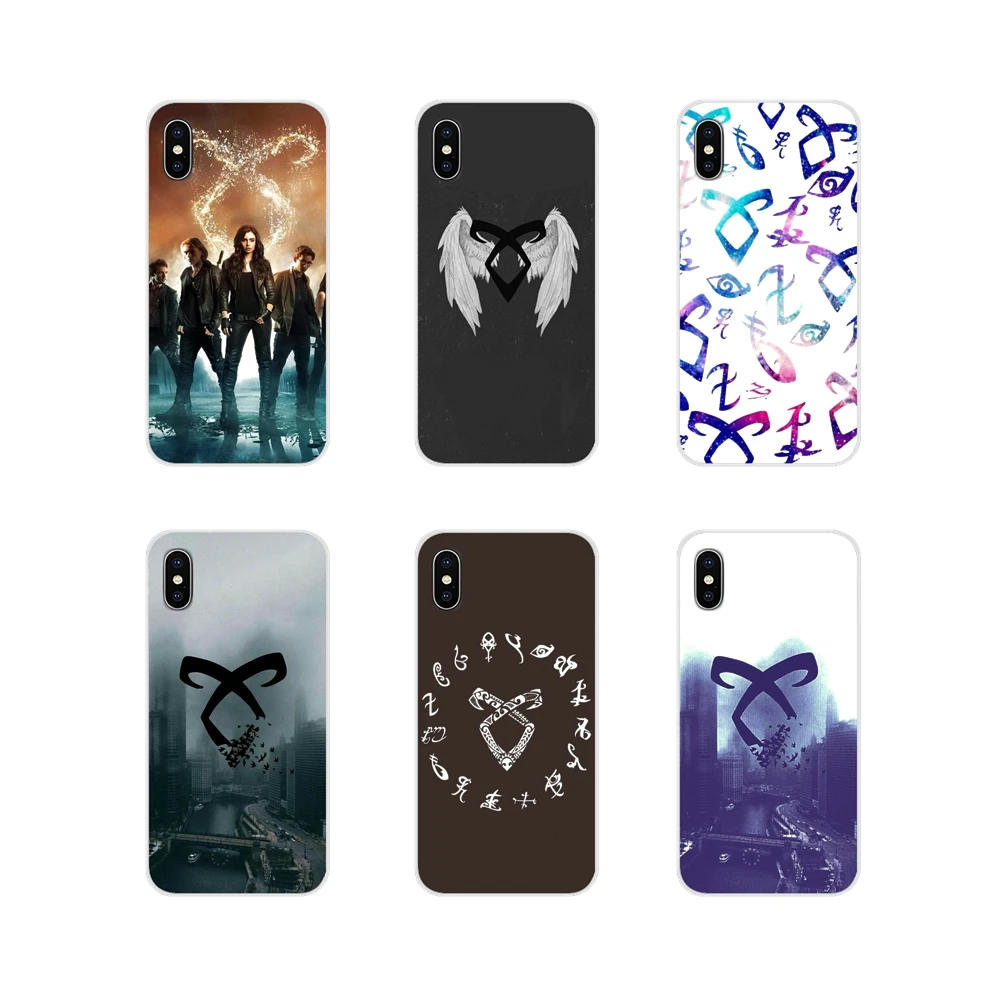 

Shadowhunters Runes Accessories Phone Shell Covers For Apple iPhone X XR XS MAX 4 4S 5 5S 5C SE 6 6S 7 8 Plus ipod touch 5 6