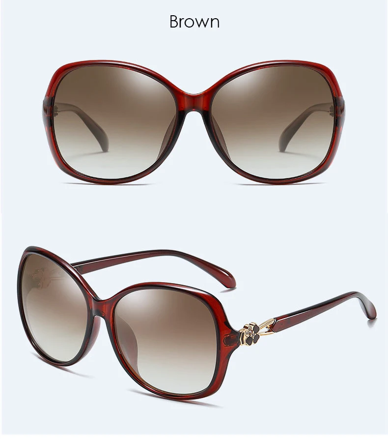 Прозрачные солнцезащитные очки Красного канала Женские Модные поляризованные солнцезащитные очки для женщин