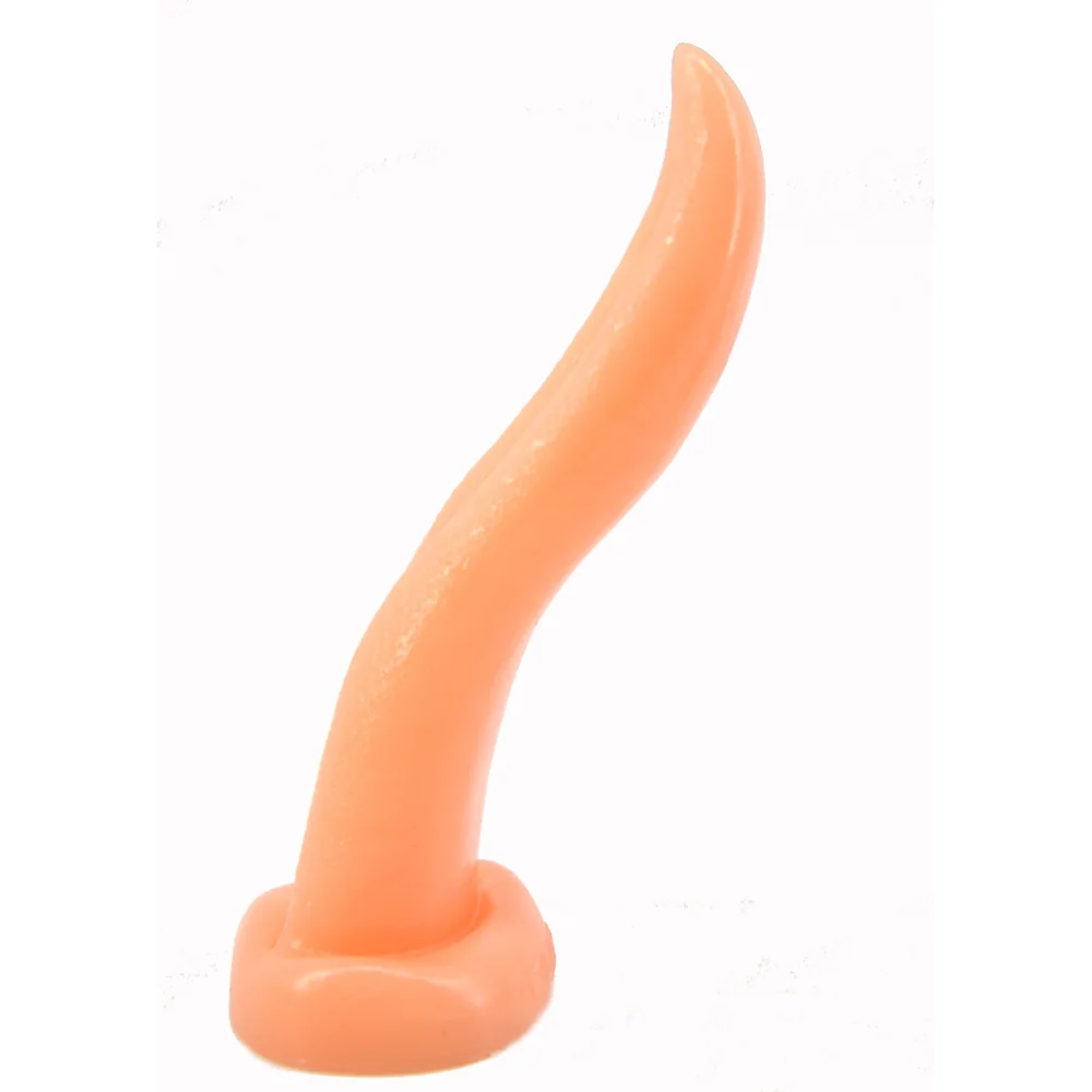 tongue type dildo huge anal plug g spot massage butt plug anal sex toys for women female Masturbation horse dildo sex toys
