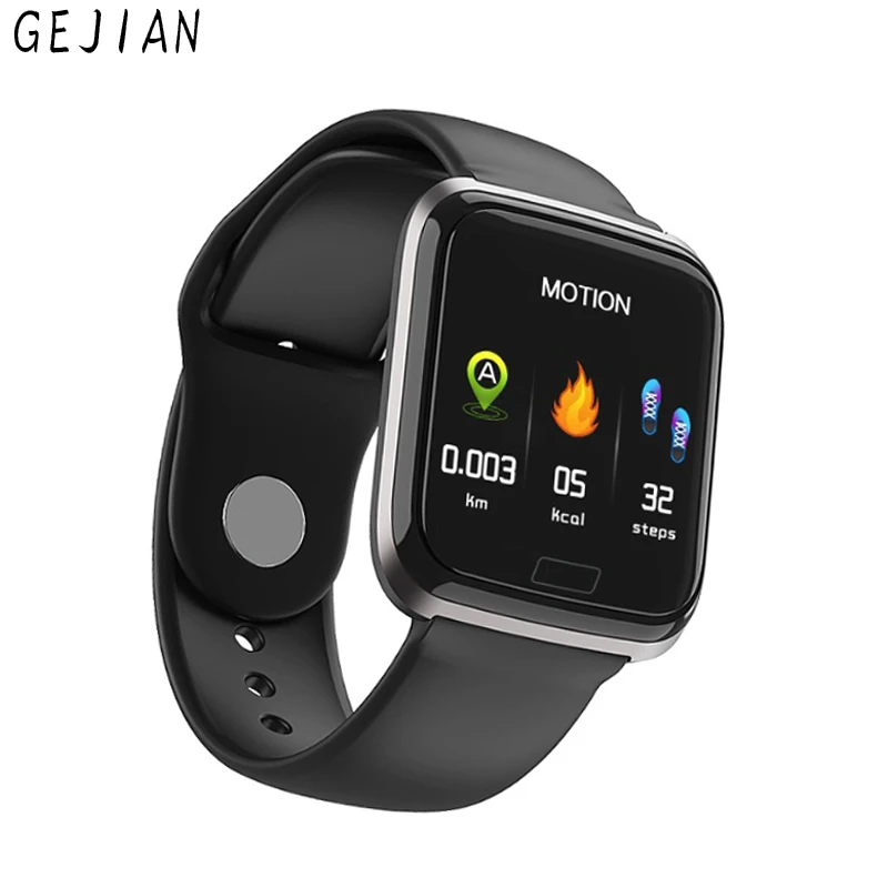 

GEJIAN Smart Watch Women Men Heart rate Monitor Blood Pressure waterproof Gravity sensor Fitness Tracker Sports Healthsmartwatch