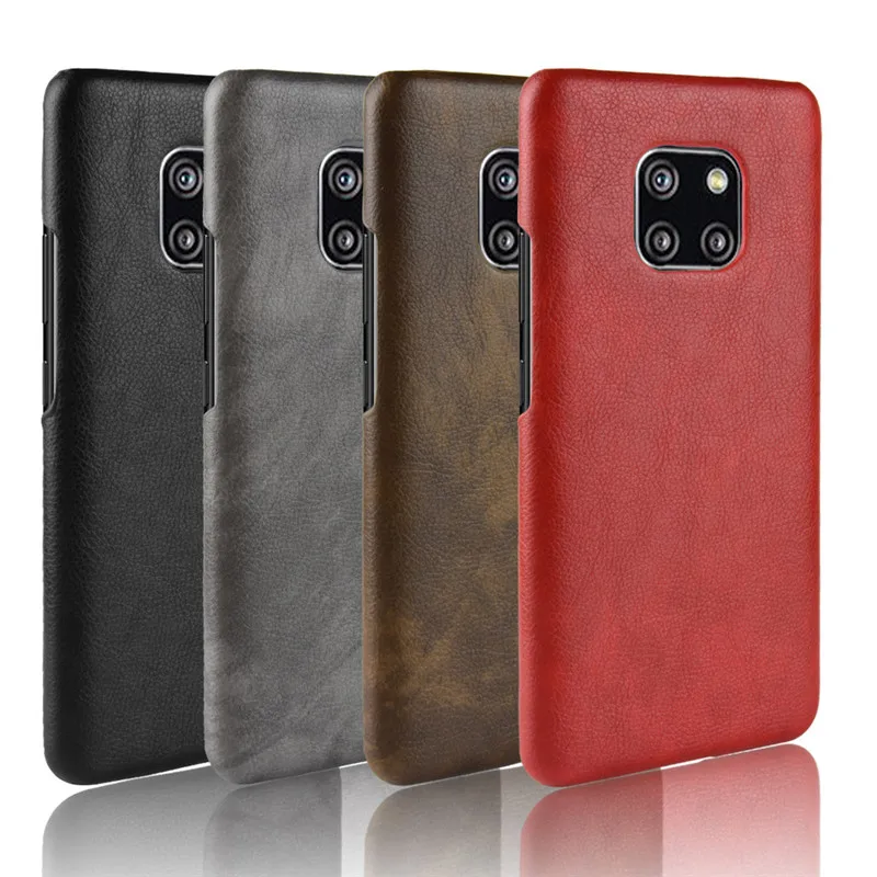 Для Huawei Mate 20 Pro Чехол для телефона Mate20Pro искусственная кожа ретро задняя крышка