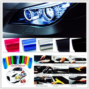 

Car Tuning HeadLight Taillight Fog Light Decor Vinyl Smoke Film Sticker Decal for VW Volkwangen MK7 Golf 7 Skoda Octavia A7