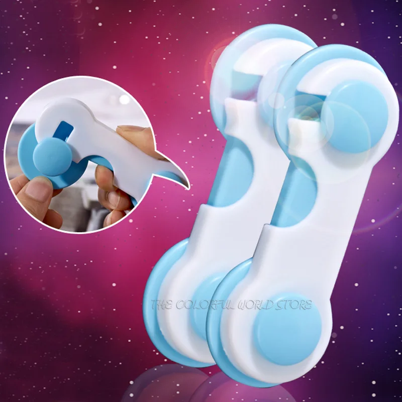 

10Pcs/Lot Child Lock Protection Of Children Locking Door For Children's Drawer Cupboard Safety Kid Safety Plastic Lock For Child