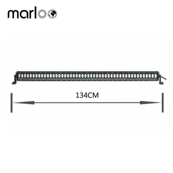 

Marloo 50 Inch 384W Wrangler Single Row LED Light OffRoad LED Spot Lights Dual Beam Car Light Bar For Jeep ATV SUV Boat Truck
