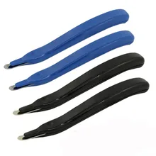 XRHYY 4 шт Магнитный штапельный инструмент для удаления легко Съемник толкатель стиль Прорезиненные скобы инструмент для удаления