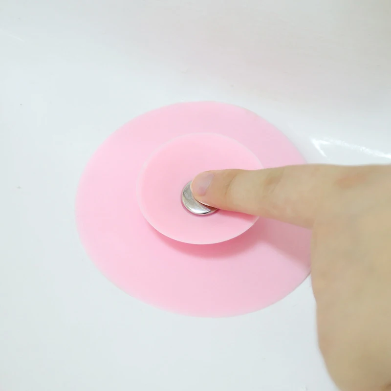Kitchen Sink Strainer Rubber Ring Silicone Sink Filter Water Filter Floor Drain Hair Bath Plug Bathroom Kitchen Deodorant Plug