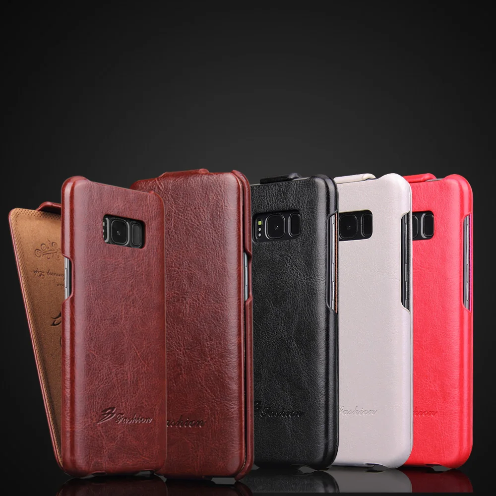 

Luxury Note 8 Retro R64 Leather Flip Case For Samsung Galaxy S10 S7 Edge S8 S8 Plus S9 Vertical Phone Cover