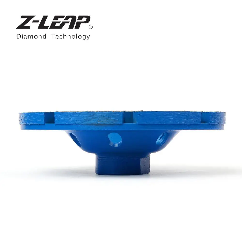 Z-LEAP 100 мм Алмазный шлифовальный диск " Concrect двухрядный сегмент шлифовальный круг мраморный гранит Concrect абразивный инструмент M14 резьба