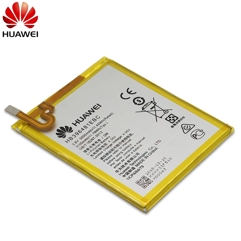 Hua Wei сменный аккумулятор для телефона HB396481EBC для huawei Ascend G7 Plus/G8/G8X/Honor 5A/5X/Maimang 4 3000 мАч