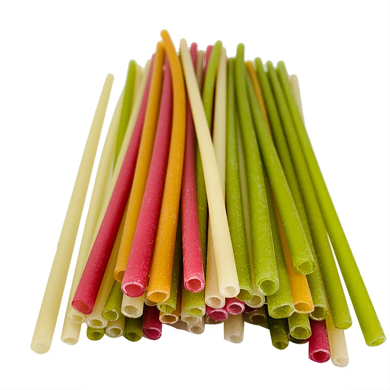 Bulk Biodegradable Straws Alternative to Plastic Paper Straws, Bagasse
