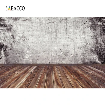 

Laeacco Grunge Old Fade Wall Wooden Floor Portrait Photography Backgrounds Customized Photographic Backdrops For Photo Studio