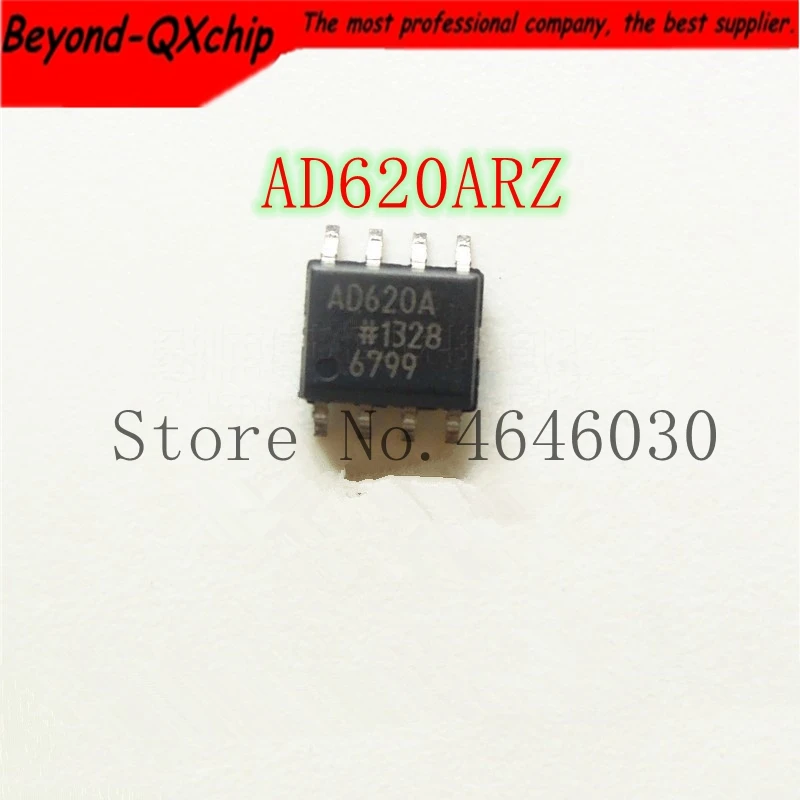 50 шт./лот AD620AR AD620A AD620 AD620ARZ лапками углублением SOP-8